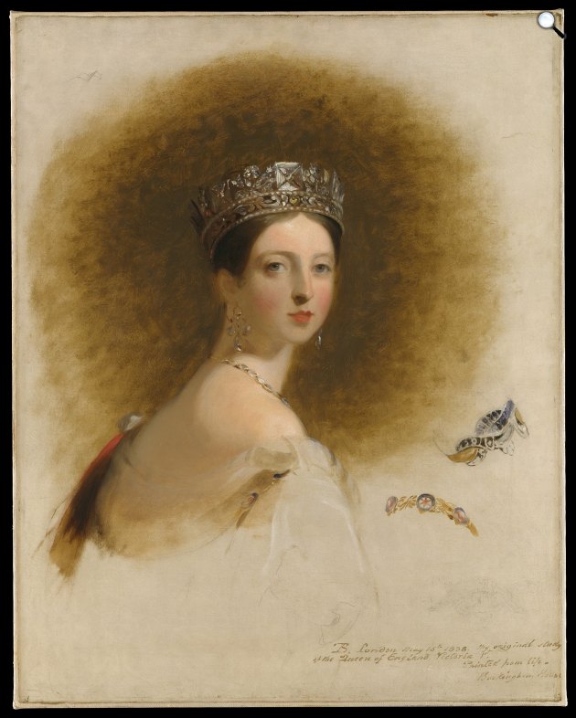 Thomas Sully: Viktória (1819-1901) Nagy-Britannia és Írország Egyesült Királyságának királynője, 1838 (Fotó: MET/Wikimédia)