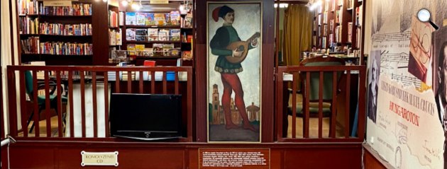 Rózsavölgyi Zeneműbolt a Szervita téren, Budapest (Fotó: Facebook@Rózsavölgyi Zeneműbolt)