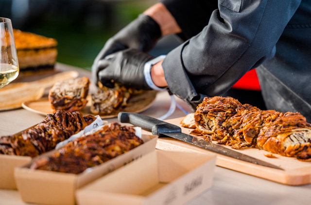 Fonott kalács a Gourmet Fesztiválon (Fotó: Gourmet fesztivál)