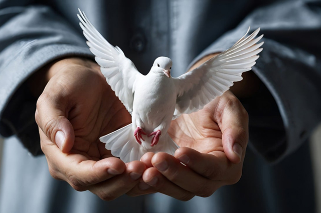 Béke, a szentlélek eljövetele, illusztráció (Fotó: Pixabay)