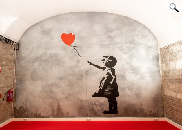 Banksy, a titokzatos brit utcaművész műve (Fotó: The Art of Banksy)
