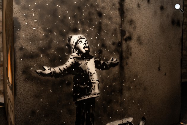 Banksy, a titokzatos brit utcaművész műve (Fotó: The Art of Banksy)