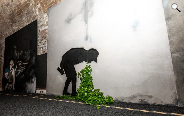Banksy, a titokzatos brit utcaművész műve (Fotó: The Art of Banksy)