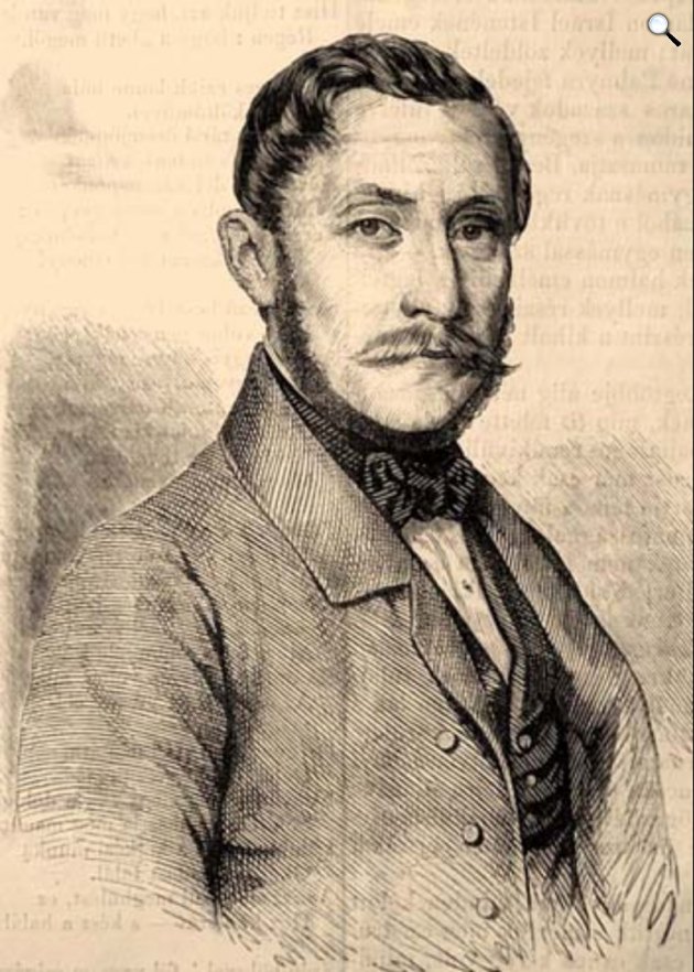 báró Kemény Zsigmond (1814-1875), író, politikus arcképe (Fotó: Vasárnapi Ujság/OSZK)