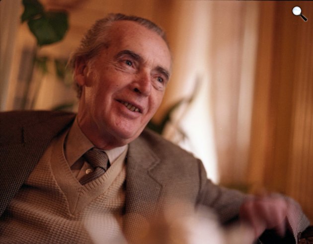 Mándy Iván (1918-1995) Kossuth-díjas magyar író, 1982 (Fotó: Flesch Bálint/PIM)