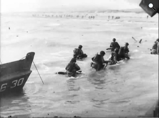 Normandiai partraszállás - a D-napként (D-Day) emlegetett művelet az Overlord fedőnevet kapta, 1944 (Fotó: SHAEF)