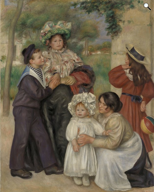 Pierre-Auguste Renoir: A művész családja, 1896 (Fotó: Barnes Foundation)