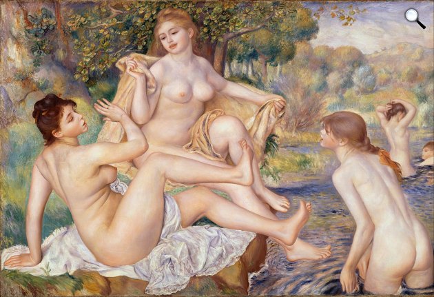 Pierre-Auguste Renoir: A nagy fürdőzők, 1884–1887 (Fotó: Google Art Project)