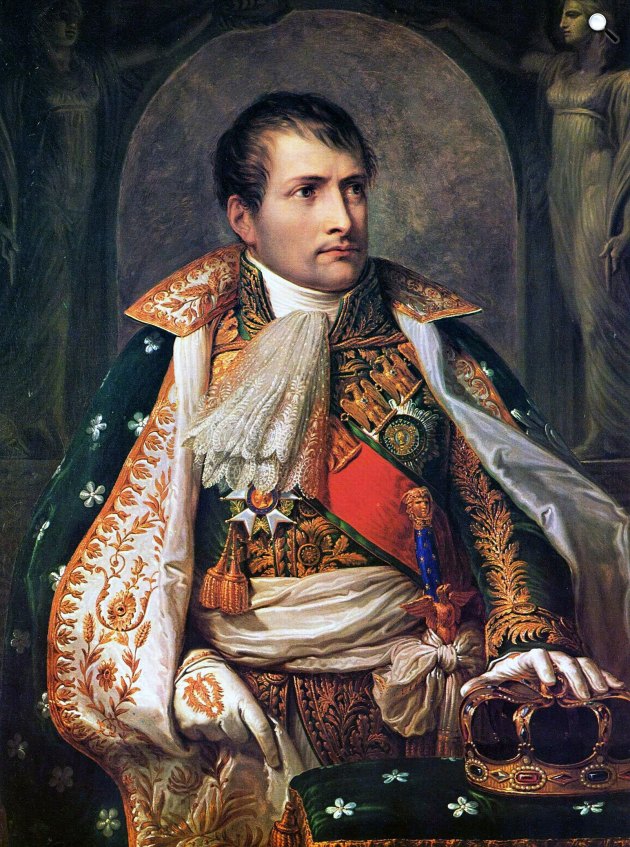 Andrea Appiani: I. Napóleon francia császár, mint Itália királya, 1805 (Fotó: Wikimedia/The Yorck Project)