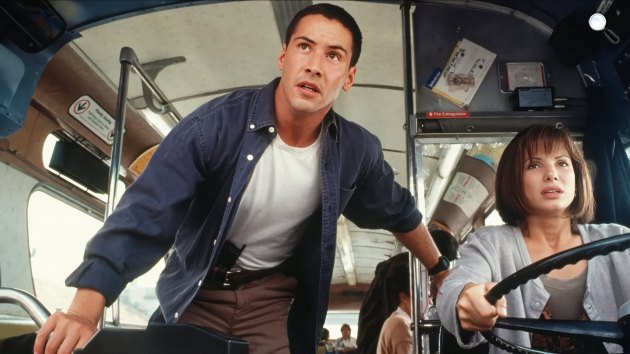 Speed - Keanu Reeves és Sandra Bullock, 1994 (Fotó: InterCom)