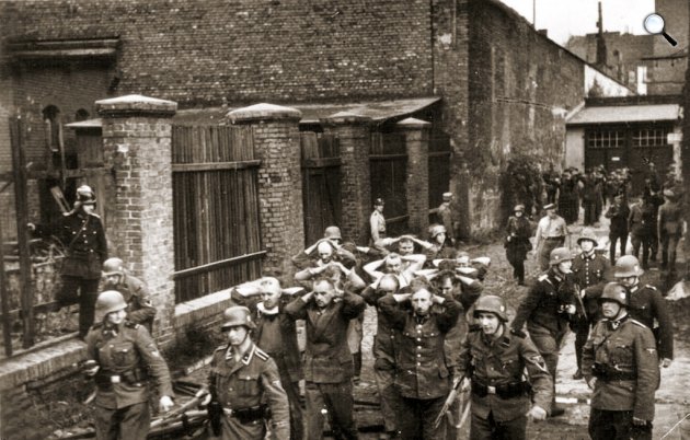 2. világháború - Németország megtámadta Lengyelországot, a lengyel posta védői Gdanskban, Lengyelországban, 1939 (Fotó: PD-Polish)