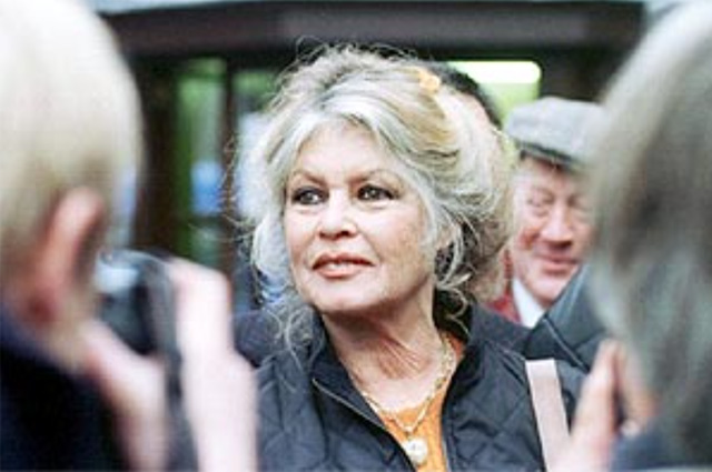 Brigitte Bardot (1934) francia színésznő, énekesnő, állatvédő Nizzában, 2002 (Fotó: Wikimedia)
