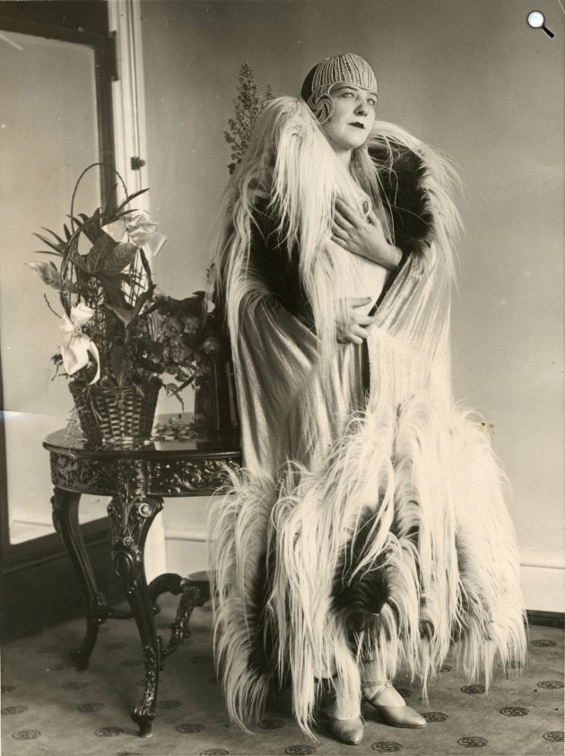 Fedák Sári (1879-1955) magyar színművésznő, énekesnő, primadonna. Molnár Ferenc író második felesége, 1926(Fotó: University of Washington: Special Collections)