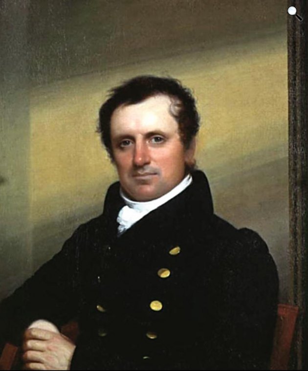 John Wesley Jarvis: James Fenimore Cooper (1789-1851) amerikai író, 1822 (Fotó: New York State Historical Association/Wikipédia)