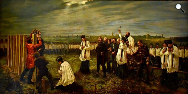 Thorma János: Aradi vértanúk, 1893-1896 (Fotó: OSZK/MEK)/MNG