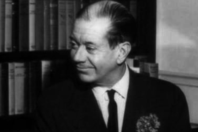 Cole Porter (1891-1964) amerikai musicalszerző, 1952, részlet (Fotó: CBS Television/Wikimedia)