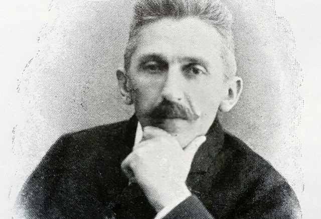 Gárdonyi Géza (1863-1922) író, költő, drámaíró, 1913, részlet (Fotó: C. Angerer & Göschl/Ferenczi: Szépirodalmi...)