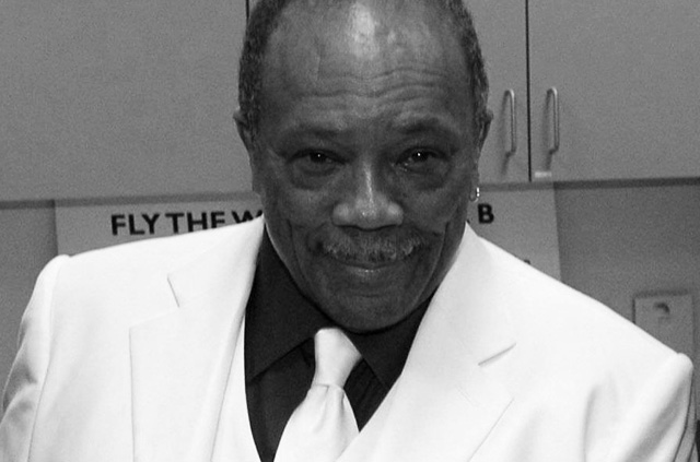 Quincy Jones (1933-2024) többszörös Grammy-, Tony- és Primetime Emmy-díjas amerikai zeneszerző, trombitás, zenei producer, karmester, 2008 (Fotó: Bill Ingalls/Wikimedia)