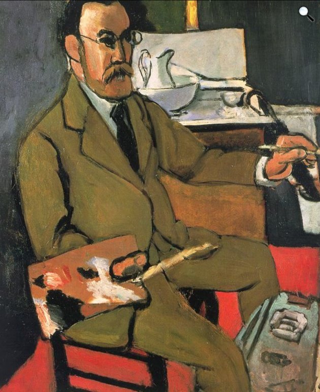 Henri Matisse: Önarckép, 1918 (Fotó: Matisse Museum/Wikimedia)