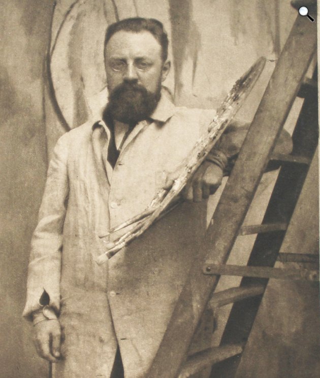 Henri Matisse (1869-1964) festőművész, a 20. századi festészet egyik legjelentősebb alakja, 1913, (Fotó: Alvin Langdon Coburn/PD-ART)