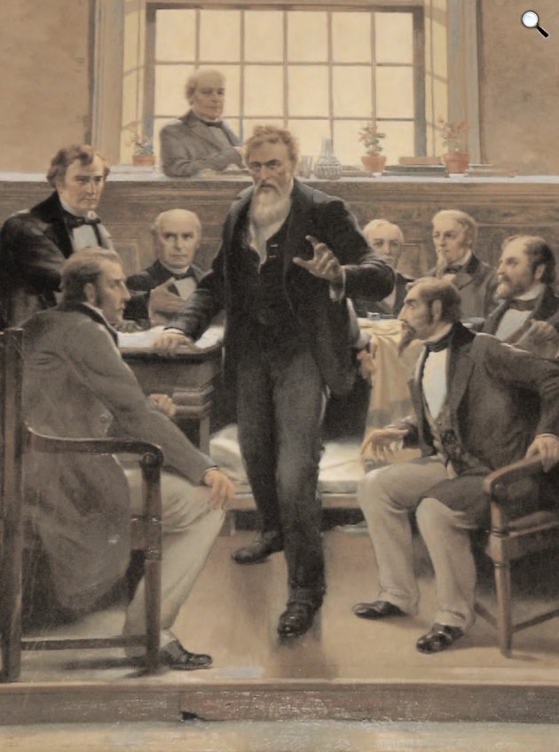 John Brown tárgyalása Charlestownban (Fotó: David C. Lithgow, 1923/Wikimedia)