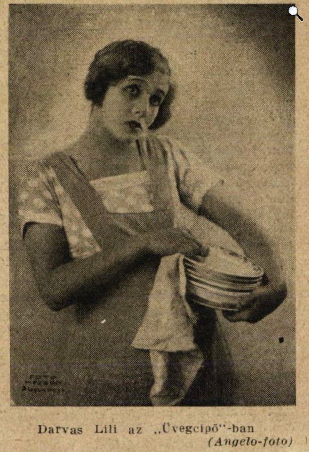 Molnár Ferenc: Az üvegcipő - Darvas Lili, 1924 (Fotó: Angelo/Vígszínház)