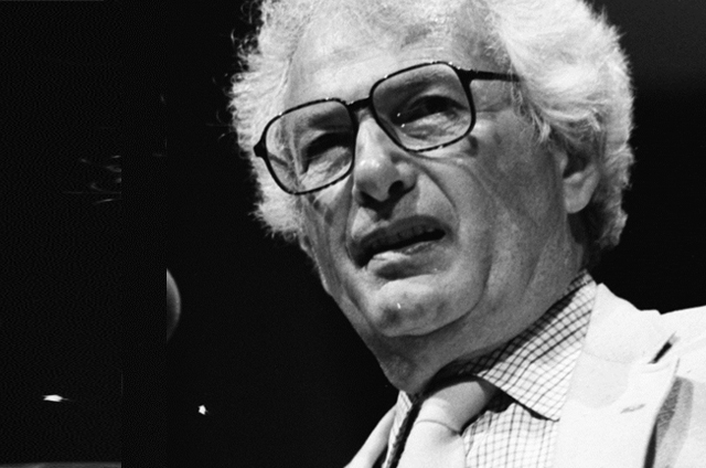 Joseph Heller (1923-1989) amerikai író, 1986, vágott kép (Fotó: Wikimedia)