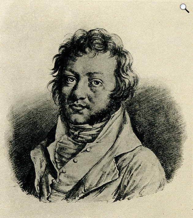 J. Boilly: André-Marie Ampere (1775-1836) francia fizikus, matematikus és kémikus (Fotó: Wellcome Collection gallery/Wikimedia)