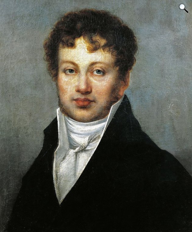 André-Marie Ampere (1775-1836) francia fizikus, matematikus és kémikus (Fotó: Ismeretlen művész/Musee Poleymieux/Getty Images/Wikimedia)