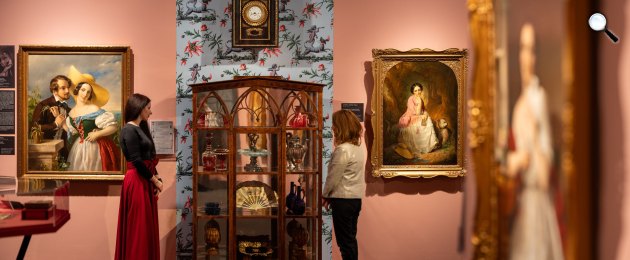 Biedermeier mindennapok c. kiállítás a Magyar Nemzeti Galériában, 2024 (Fotó: MNG/Szántó András)