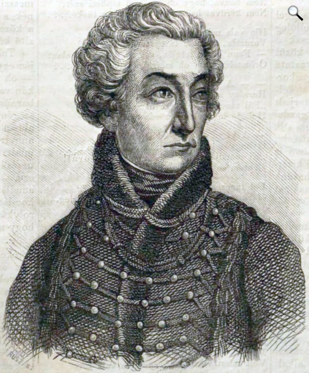 Gróf Festetics György (1755–1819) a keszthelyi Georgikon alapítója, szabadkőműves, a Graeven huszárezred alezredese, nagybirtokos (Fotó: OSZK/Vasárnapi Ujság)