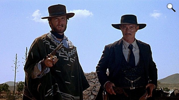 Pár dollárral többért - r. Sergio Leone, Clint Eastwood és Lee Van Cleef, 1956 (Fotó: cineastio.it)