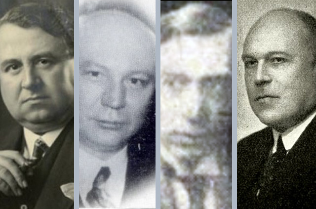 Gerevich Tibor (1882–1954) a művészettörténet és kultúrpolitika kiemelkedő alakja - Huszti József (1887–1954) a klasszika-filológia és a magyar humanizmus jeles kutatója - Papp Viktor (1881–1954) zenekritikus, zenetörténész és irodalmár - Rapaics Raymund (1885–1954) a magyar növényföldrajz és történeti botanika úttörője (Fotók: Wikimedia/Cultura.hu)