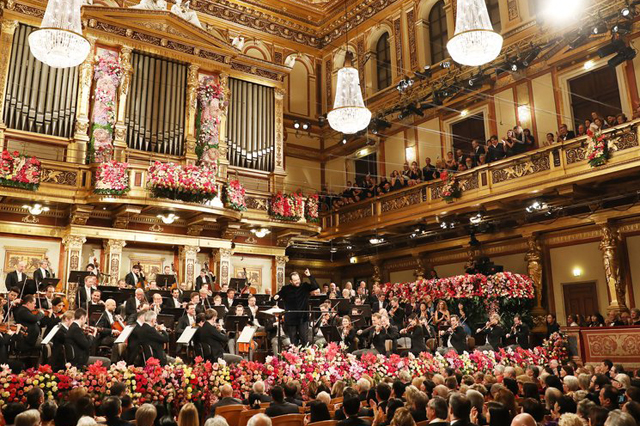 Újévi koncert, Bécsi Filharmonikusok, Bécs (Fotó: wienerphilharmoniker.at)