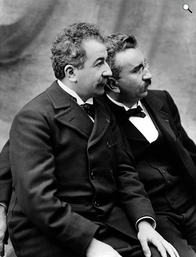 A Lumière testvérek: Auguste Lumière és Louis Lumière (Fotó: Wikimédia)
