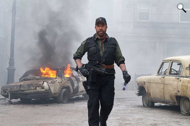 Feláldozhatók 2. - Chuck Norris, 2012 (Fotó: Pro Video Film & Distribution Kft.)