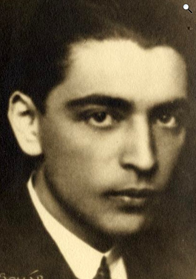 Sárközi György író (1899-1945) író, műfordító, Sárközi Mátyás író édesapja, 1925 körül (Fotó: Wikimedia/Sohár)