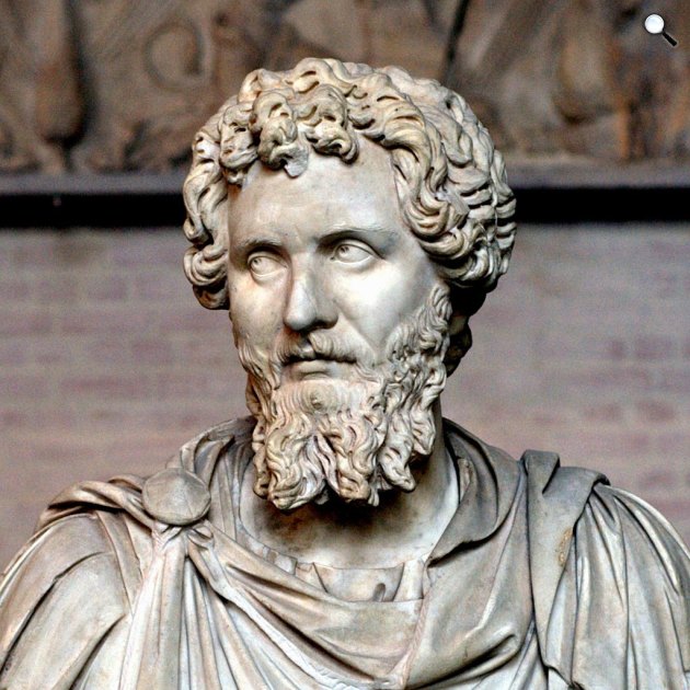 Septimius Severus (145-2011) az ókori Római Birodalom császára 193 és 211 között, a Severus-dinasztia megalapítója (Fotó: Glyptothek München/Wikimedia)