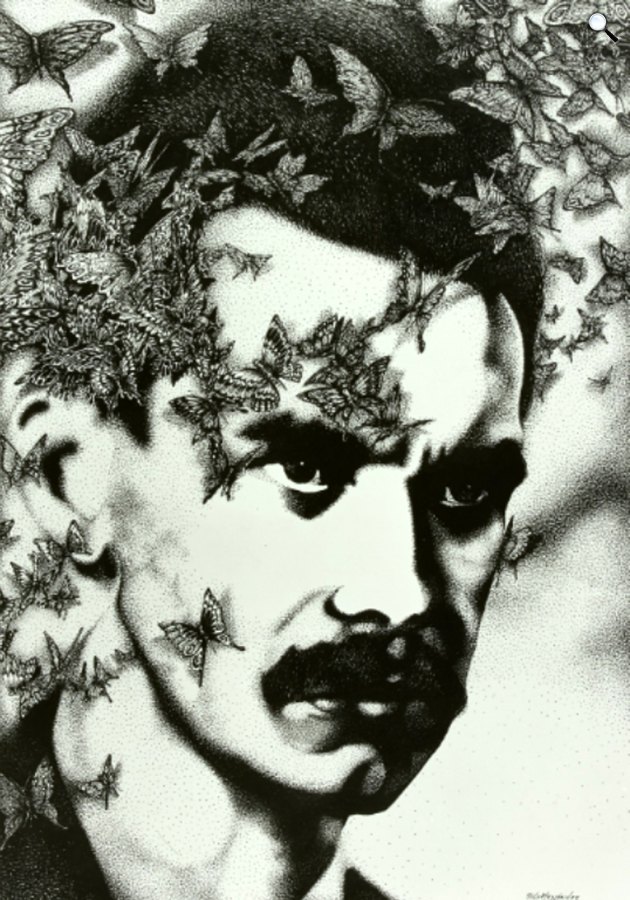 Hommage à Attila József - József Attila (1905-1937) Baumgarten- és posztumusz Kossuth-díjas magyar költő, a magyar költészet egyik legkiemelkedőbb alakja (Fotó: Berlin: Intergraphik 1976/Europeana)