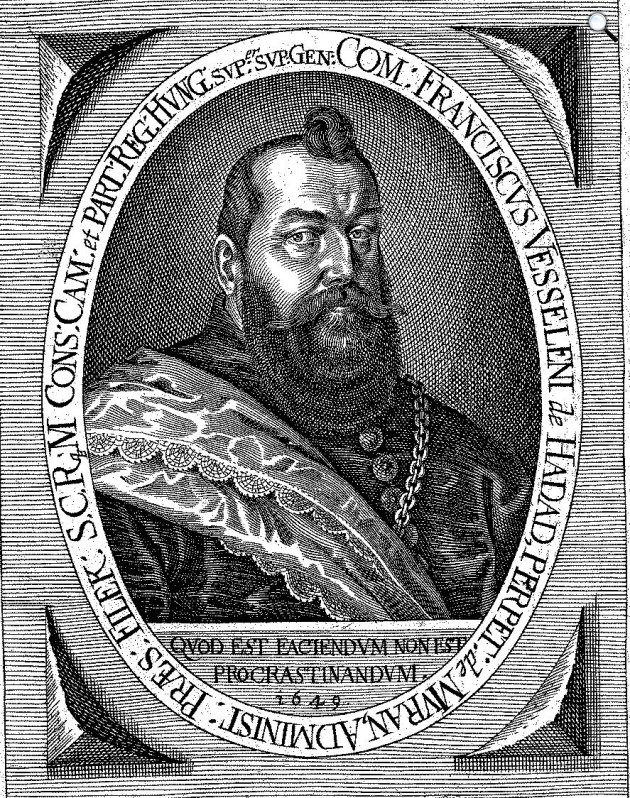 Wesselényi Ferenc (1605–1667) nádor portréja (Fotó: OSZK)