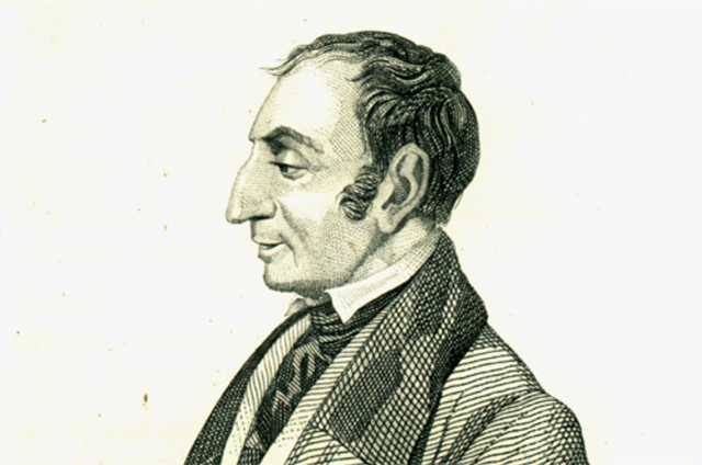 L. Deymary: Claude-Henri de Rouvroy de Saint-Simon gróf (1760-1825) francia utópista gondolkodó, író, 1840, részlet (Fotó: Wikimédia)