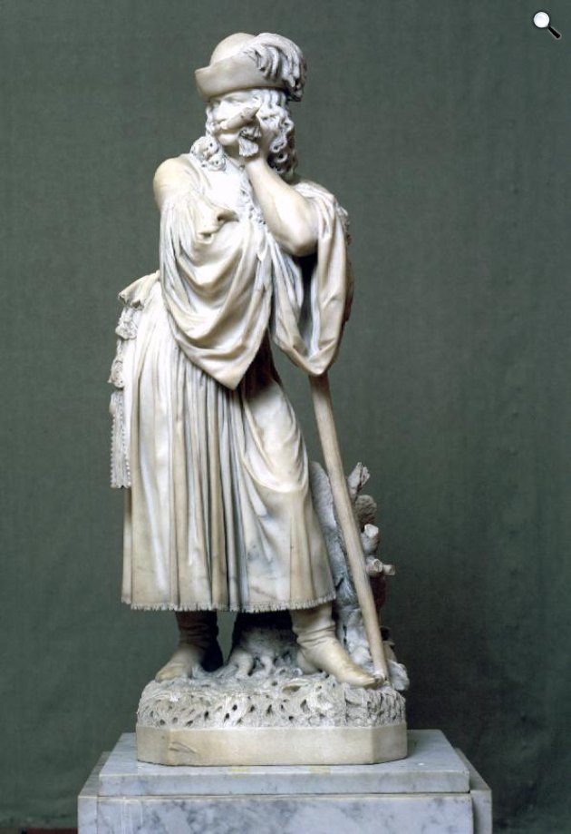 Izsó Miklós: Búsuló juhász, 1862 (Fotó: MNG)
