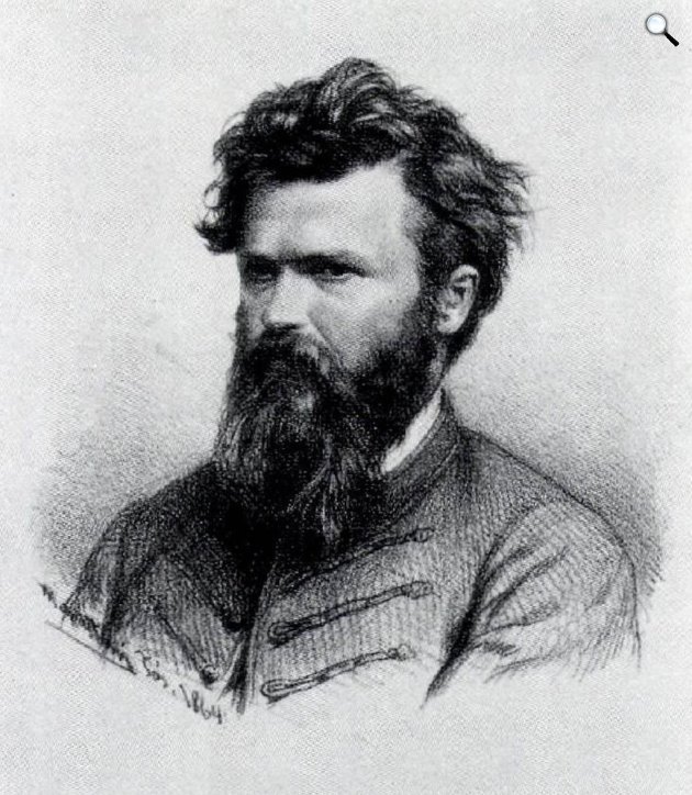 Marastoni József: Izsó Miklós (1831-1875) szobrász, 1864 (Fotó: MNG/MDM)