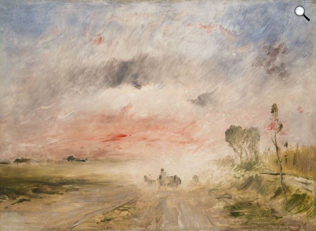 Munkácsy Mihály: Poros út II, 1874 (Fotó: Szépművészeti Múzeum/MNG)