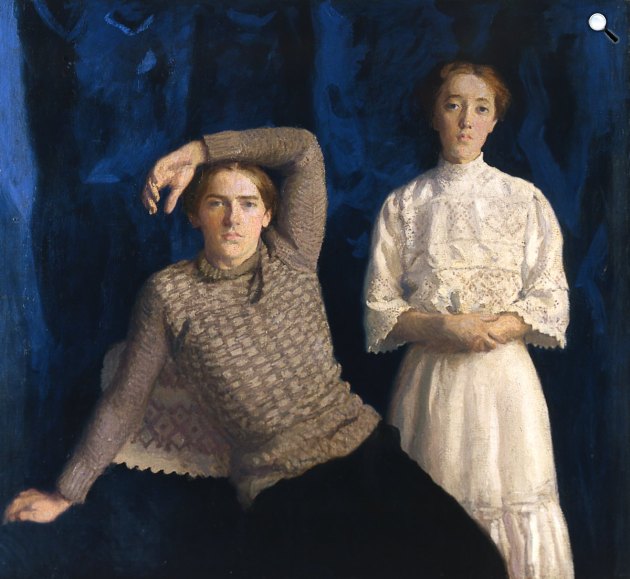 Ferenczy Károly - Kettős arckép (Noémi és Béni), 1908 (Fotó: MNG/hung-art.hu)