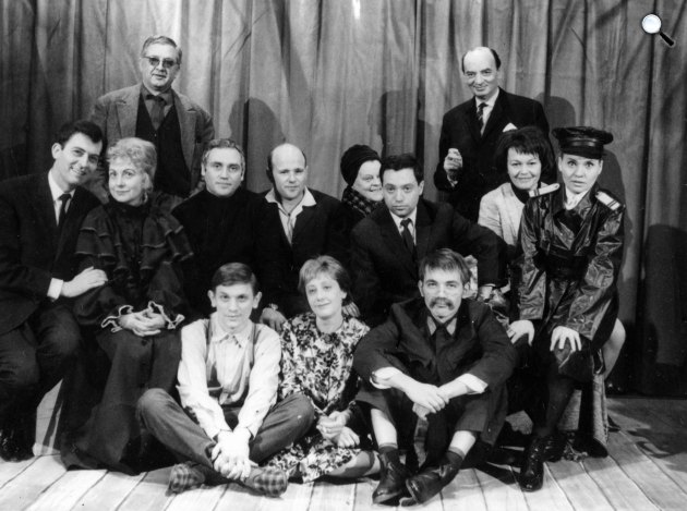 A Thália Stúdió alkotógárdája, 1968 (Fotó: Fortepan/Lugosi Szilvia)