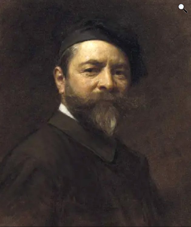 Benczúr Gyula: Önarckép, 1944 (Fotó: Uffizi Galéria/Nemzeti Portrétár)