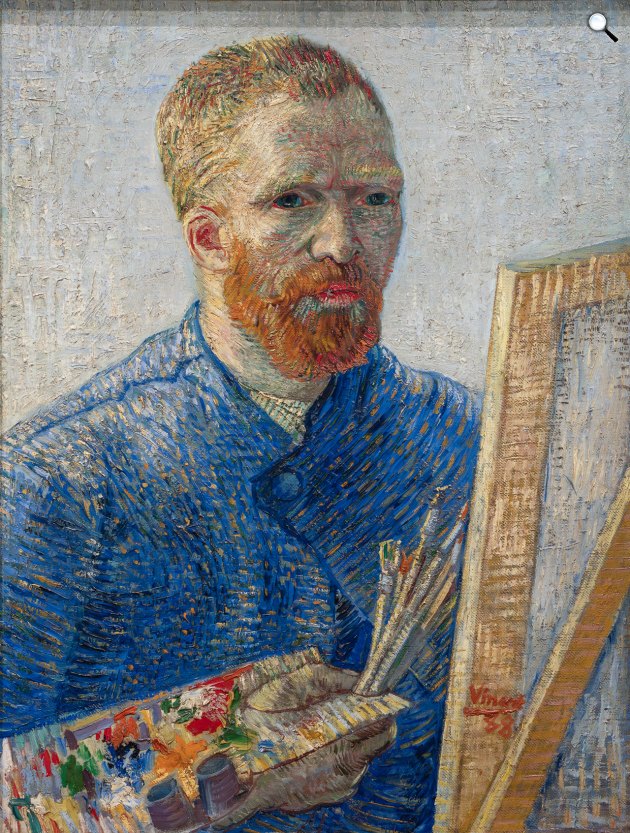 Vincent van Gogh: Önarckép, 1887 (Fotó: Van Gogh Museum, Amsterdam)