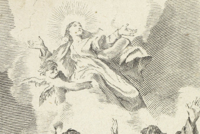 Mária mennybemenetele - MariaBeatae Mariae virginis officium sorozat, 1740, részlet(Fotó: Rijksmuseum/Wikimedia)
