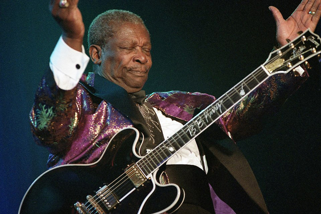 B. B. King (1925-2015) blues zenész, 2018 (Fotó: Robbie Drexhage)
